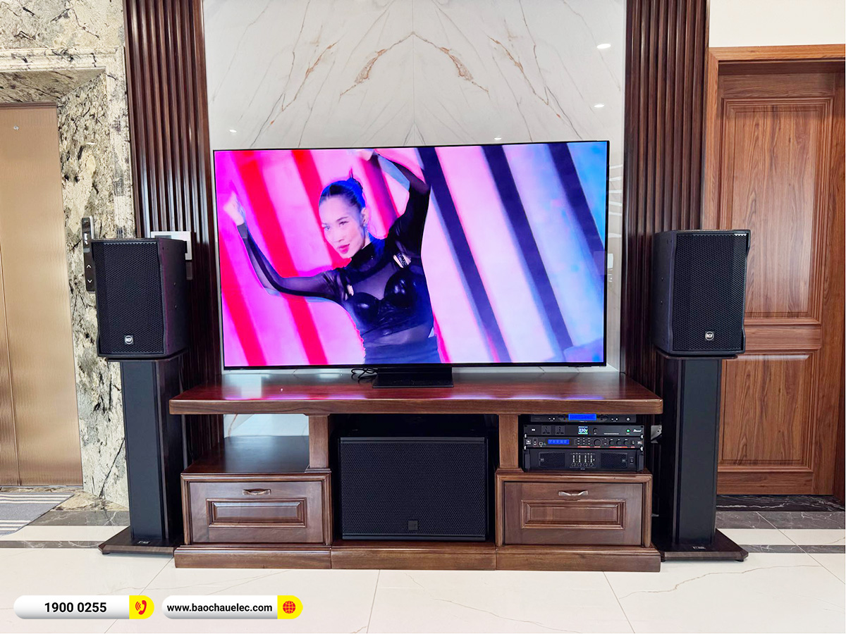 Lắp đặt d&agrave;n karaoke RCF hơn 172tr cho anh Sinh tại H&agrave; Nội 