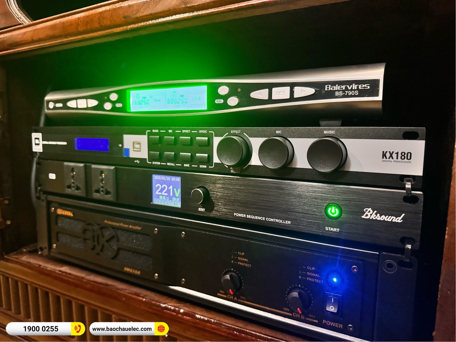 Lắp đặt d&agrave;n karaoke RCF gần 72tr cho anh Tập tại H&agrave; Nội