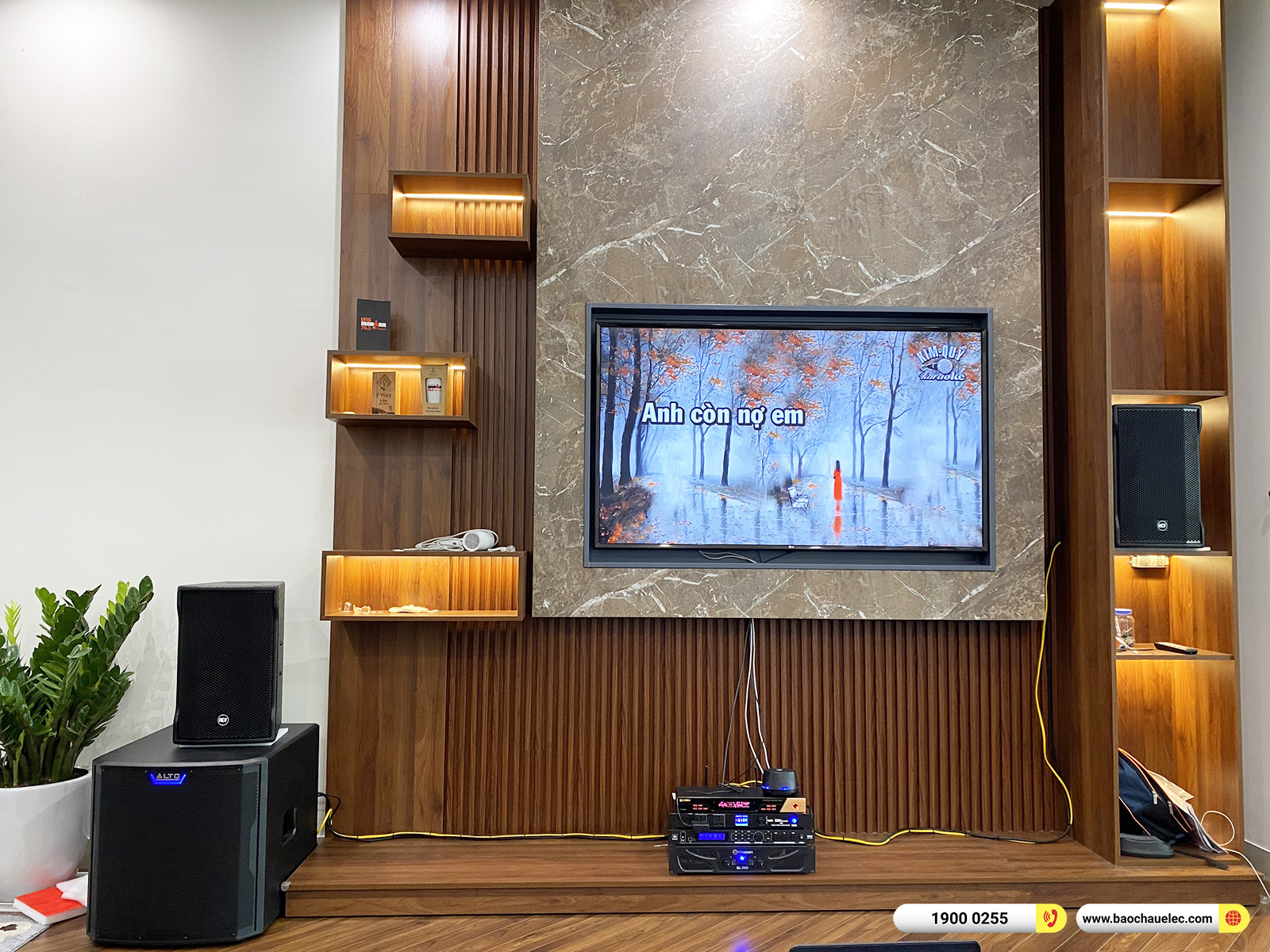 Lắp đặt d&agrave;n karaoke RCF gần 94tr cho anh Thắng tại Đ&agrave; Nẵng
