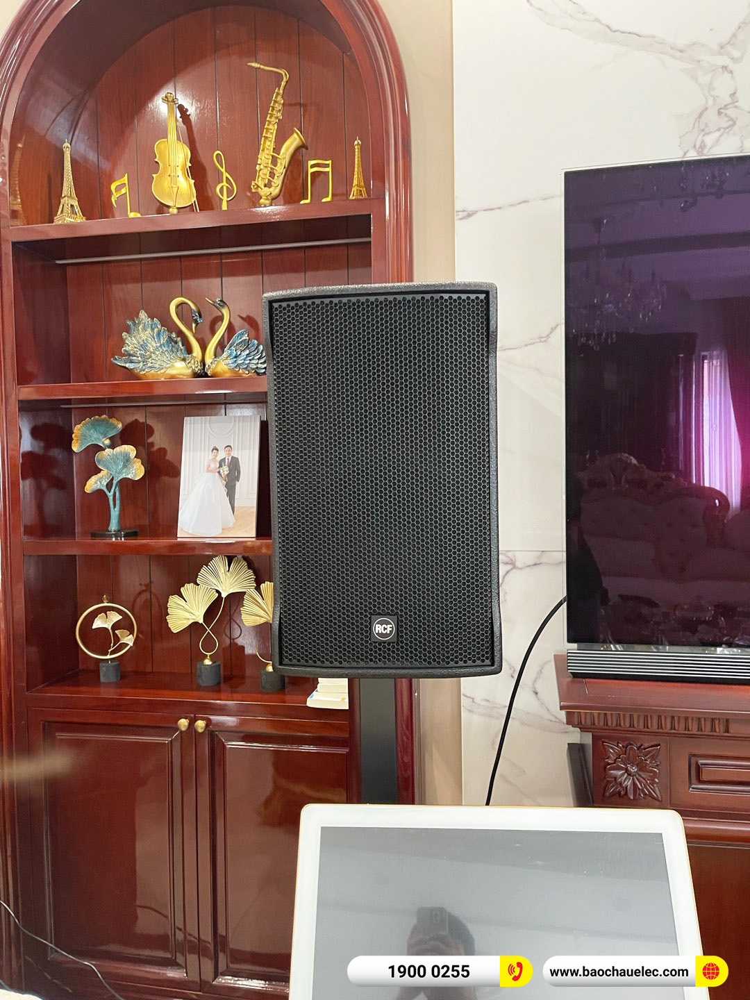 Lắp đặt d&agrave;n karaoke RCF hơn 128tr cho anh Thủy tại Lạng Sơn