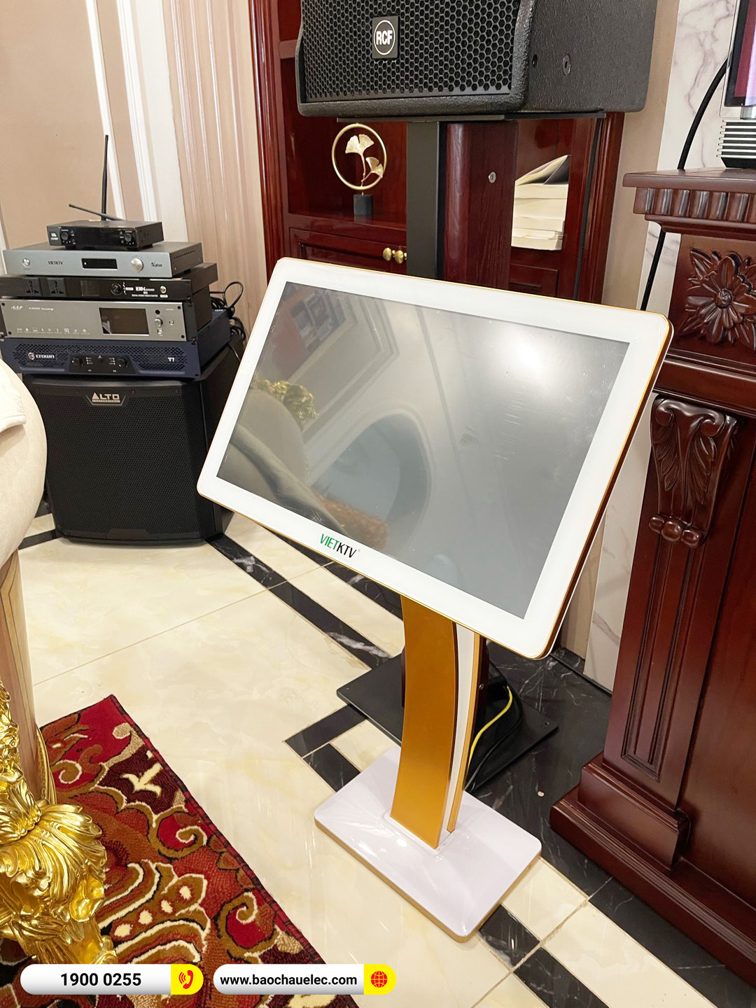 Lắp đặt d&agrave;n karaoke RCF hơn 128tr cho anh Thủy tại Lạng Sơn