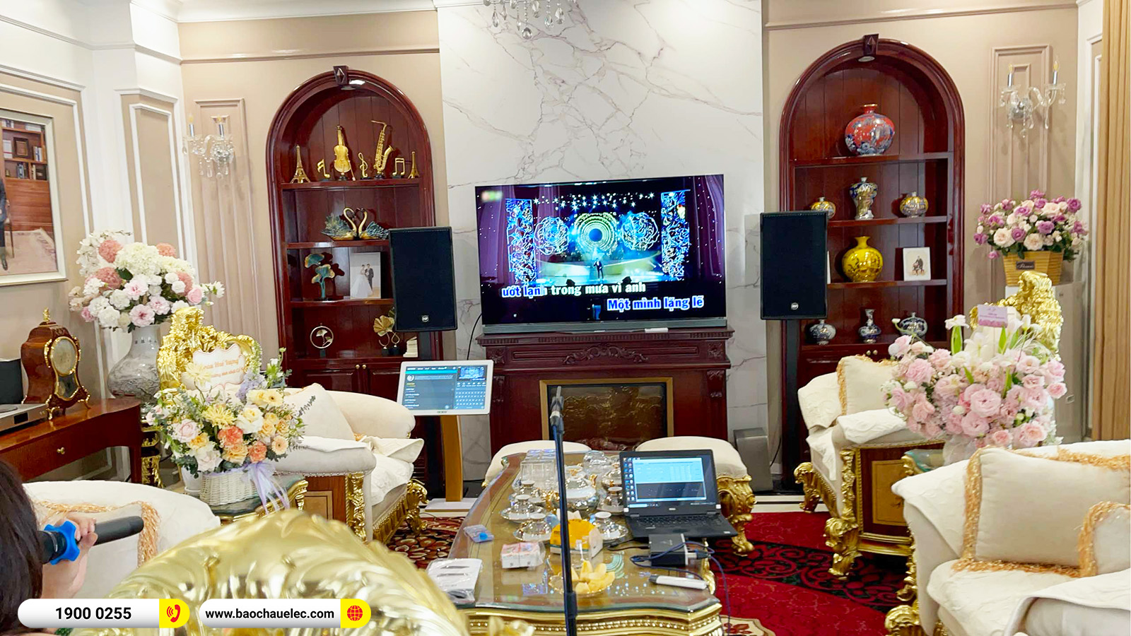 Lắp đặt d&agrave;n karaoke RCF hơn 128tr cho anh Thủy tại Lạng Sơn