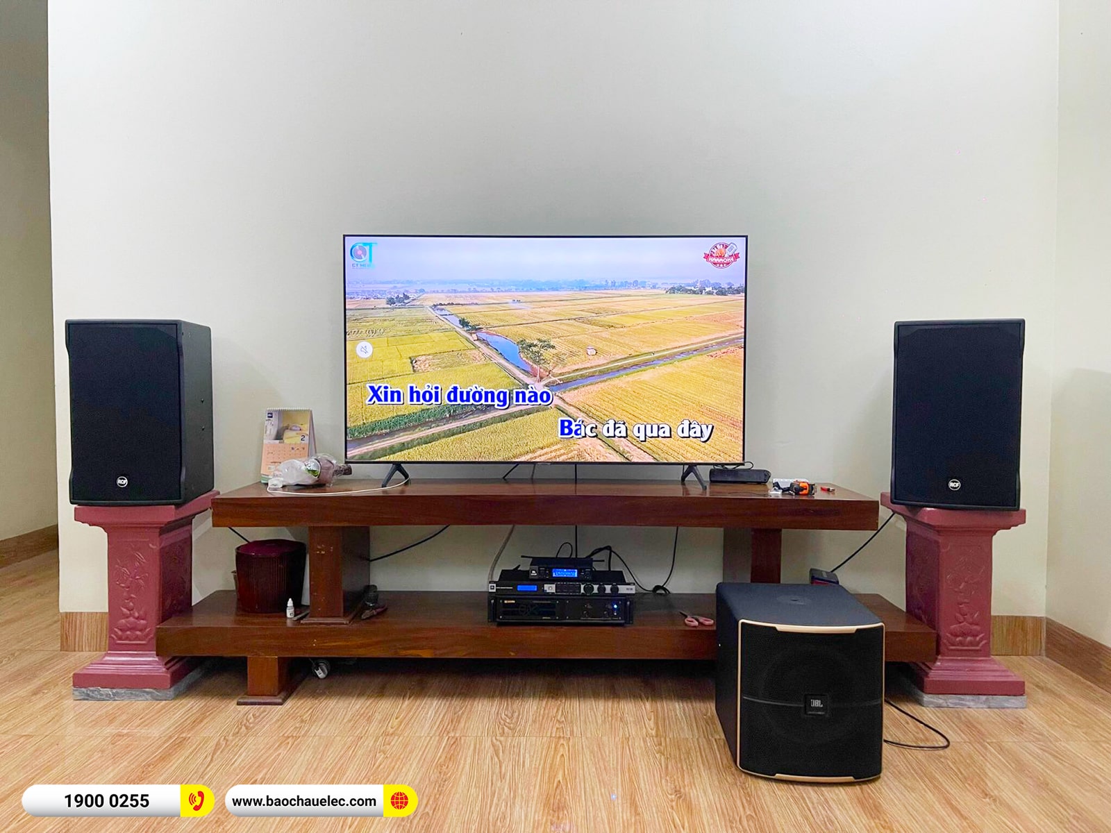 Lắp đặt d&agrave;n karaoke RCF gần 56tr cho anh T&igrave;nh tại Vĩnh Ph&uacute;c (RCF EMAX 3112 MK2, VM820A, KX180A, Pasion 12SP,&hellip;)