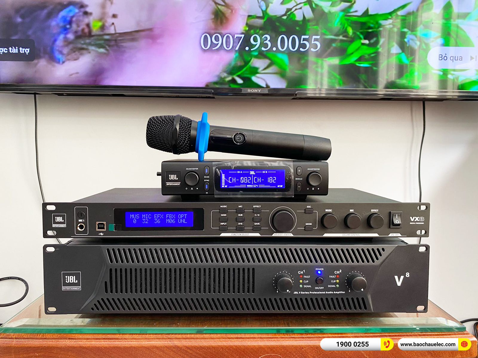 Lắp đặt dàn karaoke RCF hơn 82tr cho anh Trí tại Đồng Nai