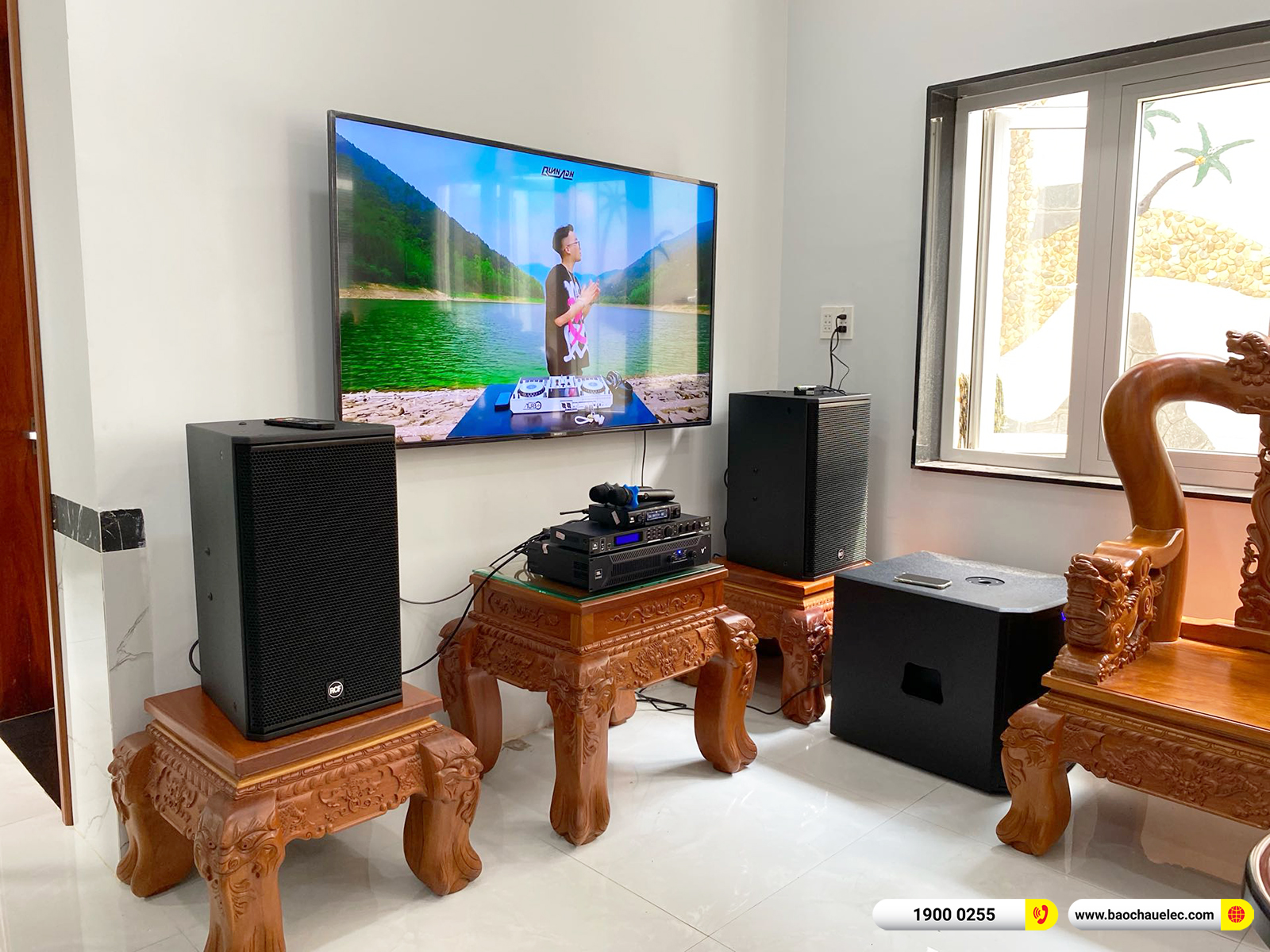 Lắp đặt dàn karaoke RCF hơn 82tr cho anh Trí tại Đồng Nai