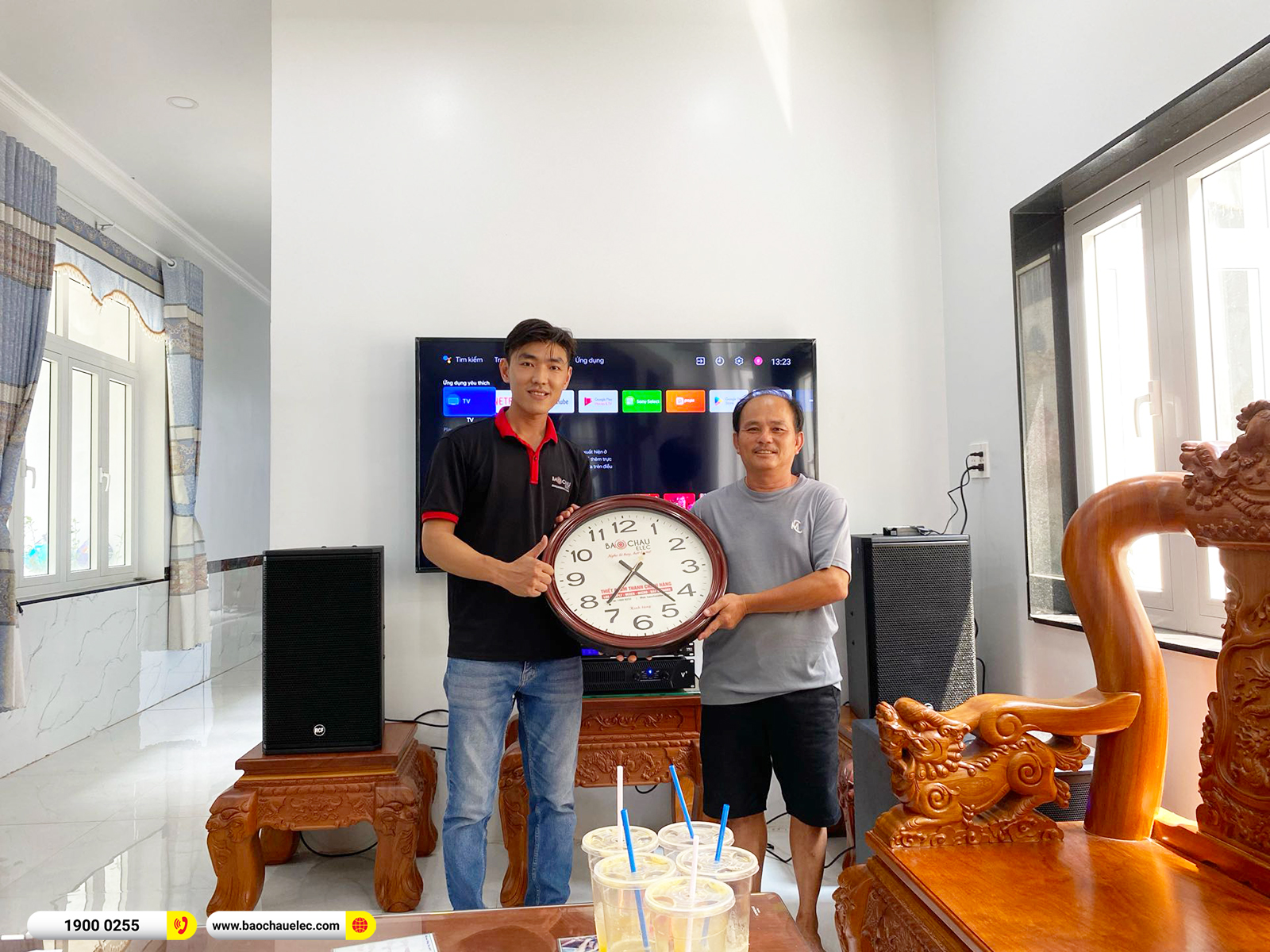 Lắp đặt dàn karaoke RCF hơn 82tr cho anh Trí tại Đồng Nai