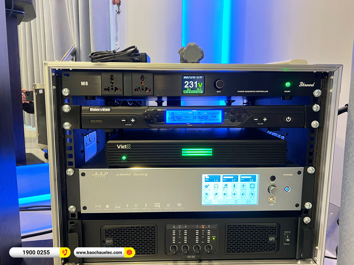Lắp đặt d&agrave;n karaoke RCF hơn 240tr cho anh Trung tại H&agrave; Nội 