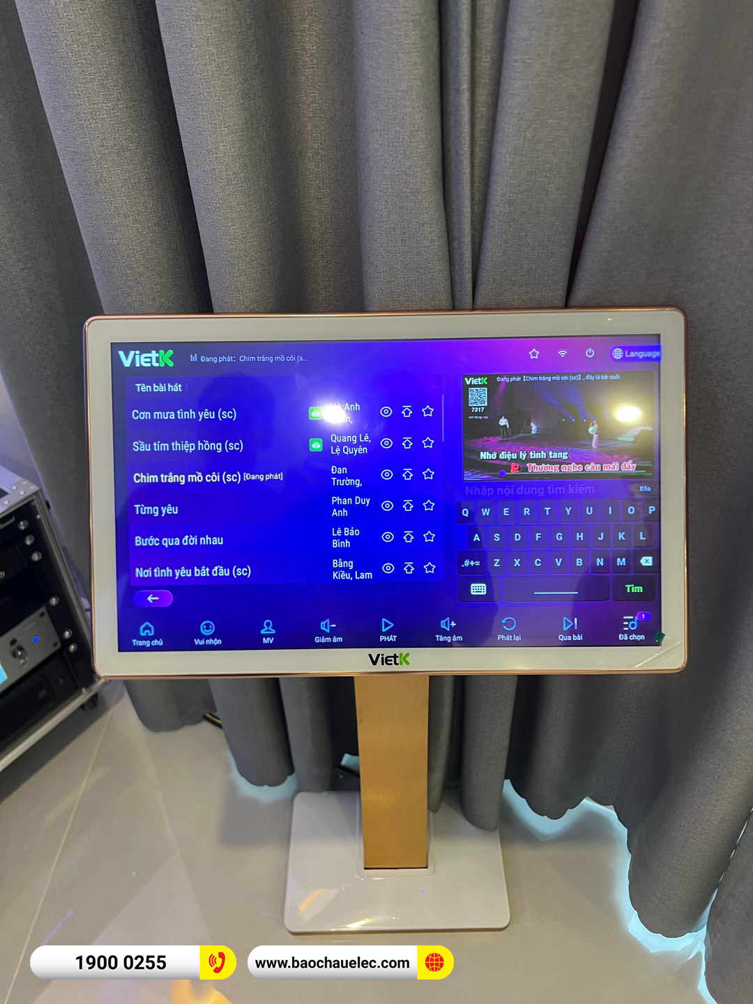 Lắp đặt d&agrave;n karaoke RCF hơn 240tr cho anh Trung tại H&agrave; Nội 