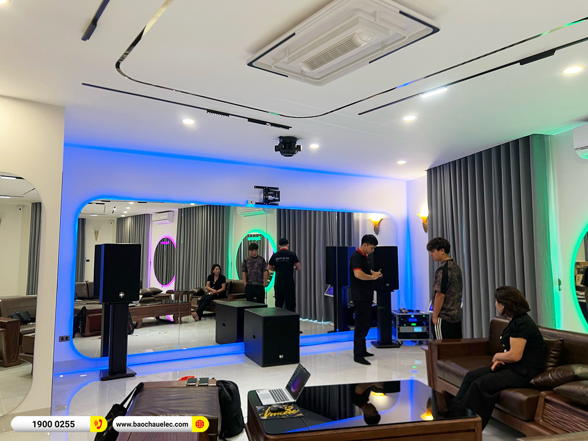 Lắp đặt d&agrave;n karaoke RCF hơn 240tr cho anh Trung tại H&agrave; Nội 