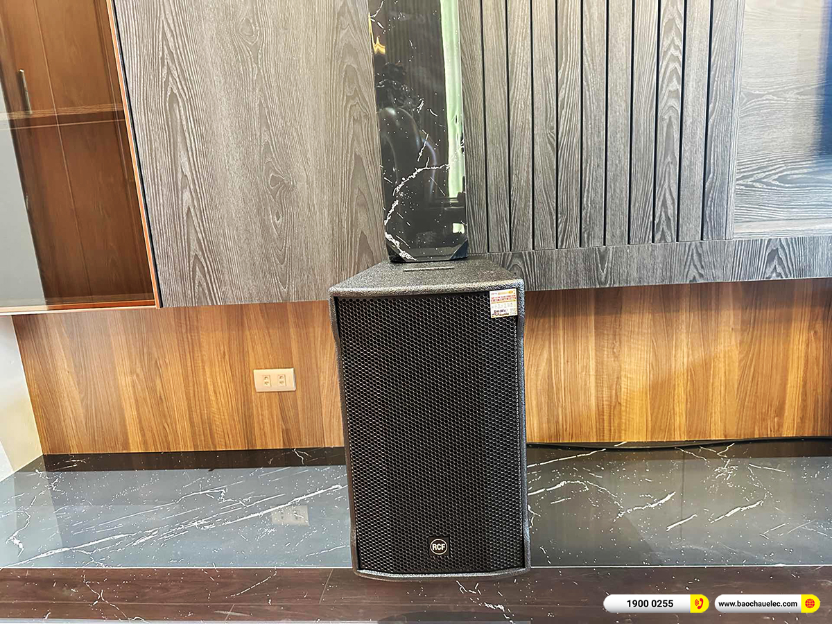 Lắp đặt d&agrave;n karaoke RCF hơn 180tr cho anh T&uacute; tại H&agrave; Nội 