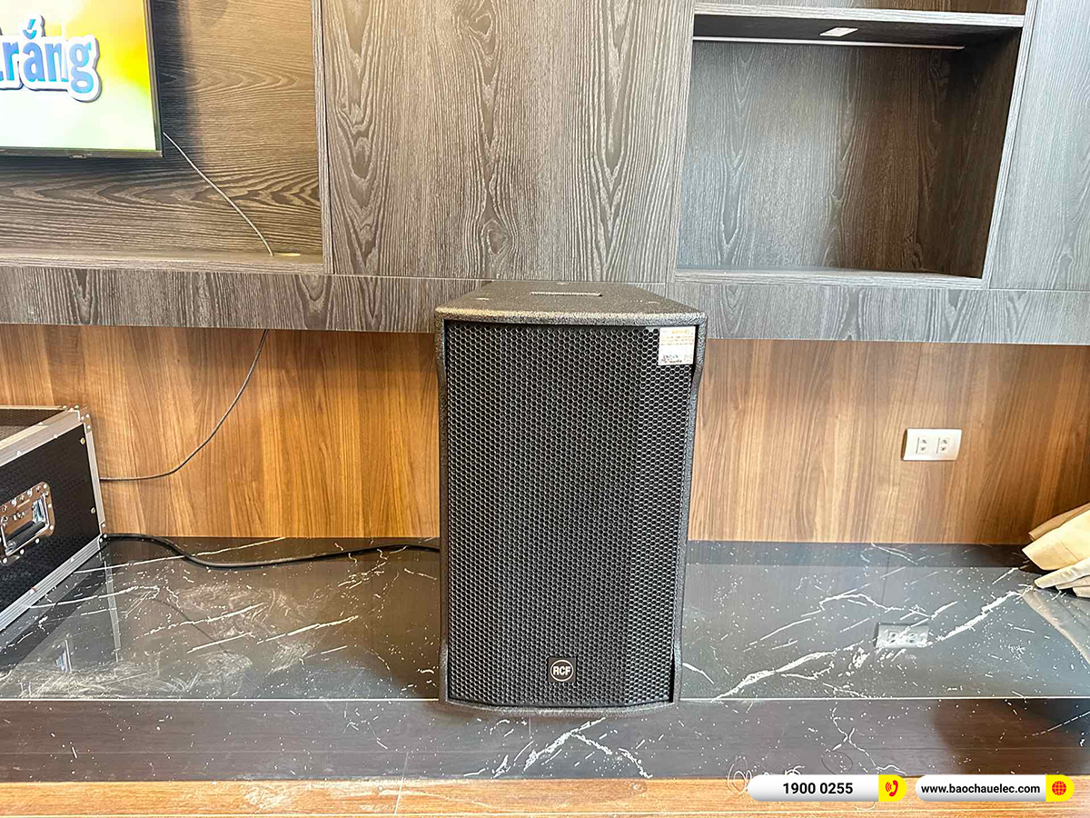 Lắp đặt d&agrave;n karaoke RCF hơn 180tr cho anh T&uacute; tại H&agrave; Nội 