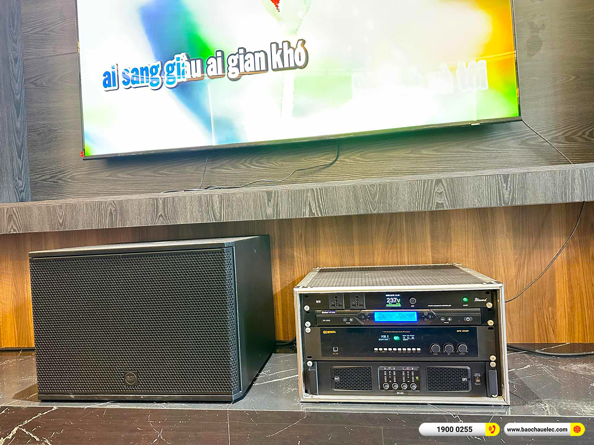 Lắp đặt d&agrave;n karaoke RCF hơn 180tr cho anh T&uacute; tại H&agrave; Nội 