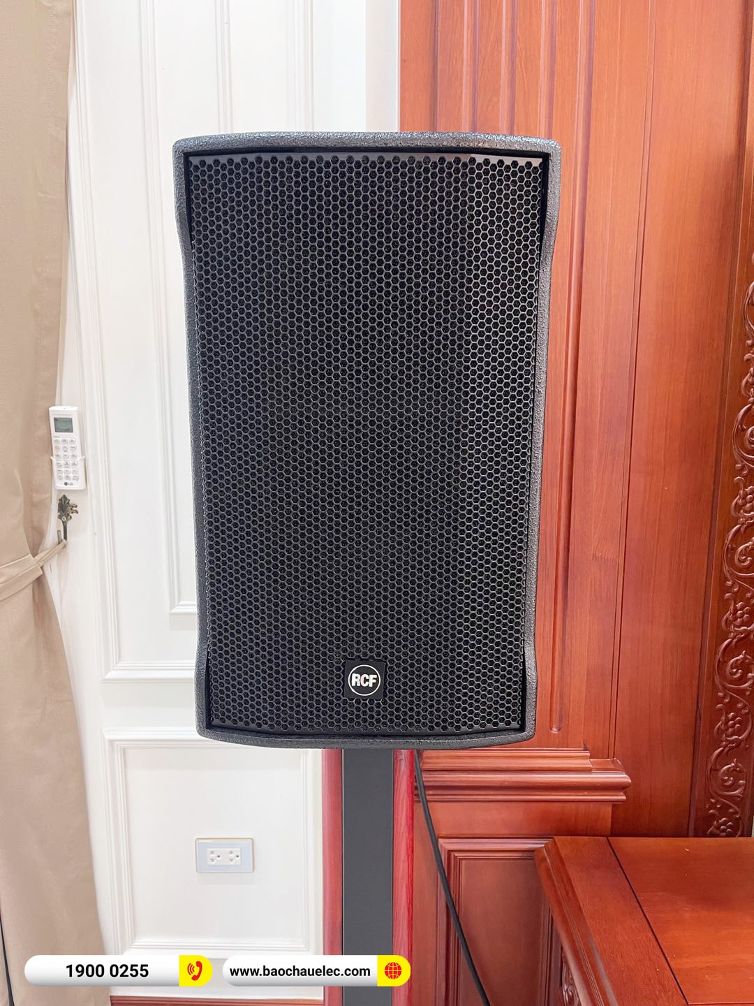 Lắp đặt d&agrave;n karaoke RCF khoảng 166tr cho anh Tuấn tại H&agrave; Nội 
