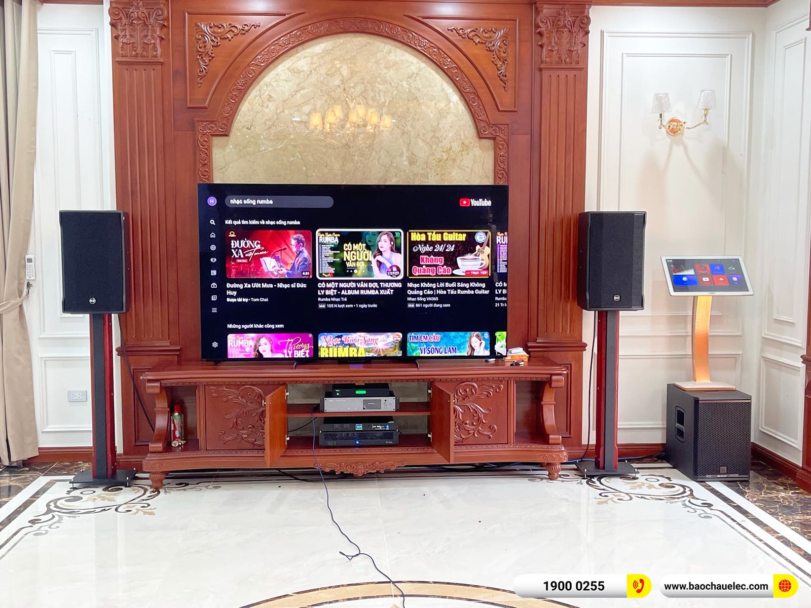 Lắp đặt d&agrave;n karaoke RCF khoảng 166tr cho anh Tuấn tại H&agrave; Nội 