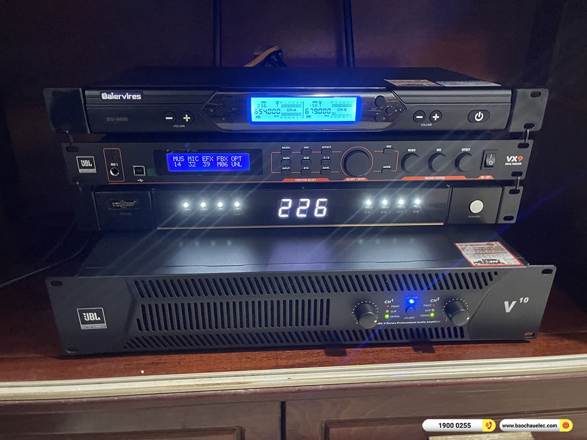 Lắp đặt d&agrave;n karaoke RCF hơn 130tr cho anh Tước tại Vĩnh Long