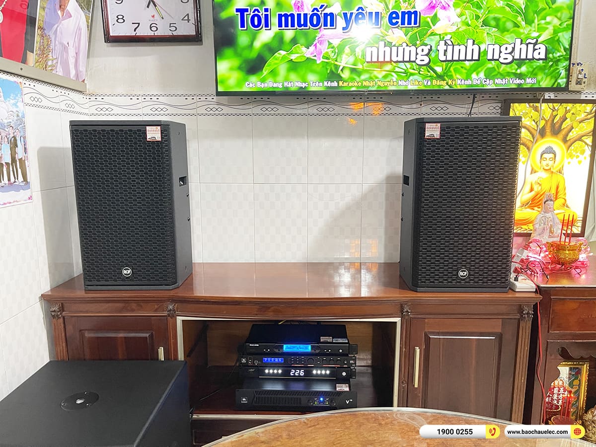 Lắp đặt d&agrave;n karaoke RCF hơn 130tr cho anh Tước tại Vĩnh Long