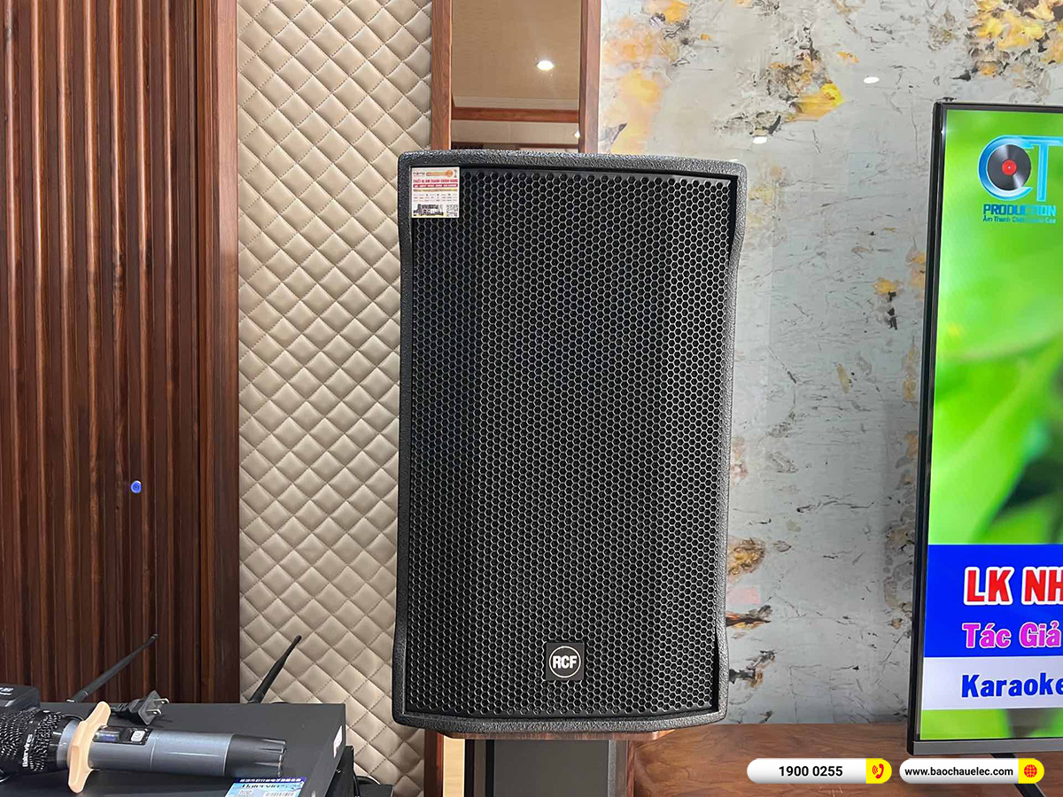Lắp đặt d&agrave;n karaoke RCF hơn 160tr cho anh Vang tại H&agrave; Nội 