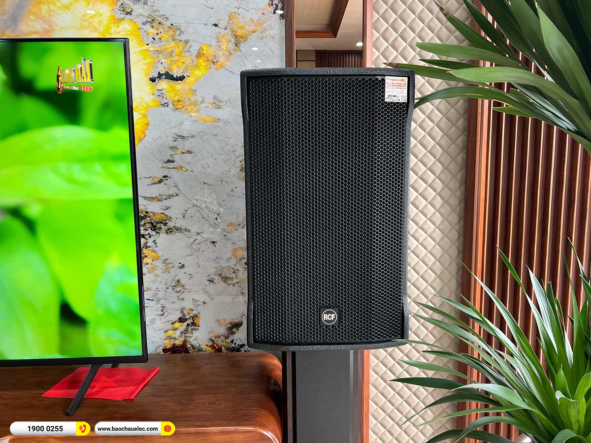 Lắp đặt d&agrave;n karaoke RCF hơn 160tr cho anh Vang tại H&agrave; Nội 