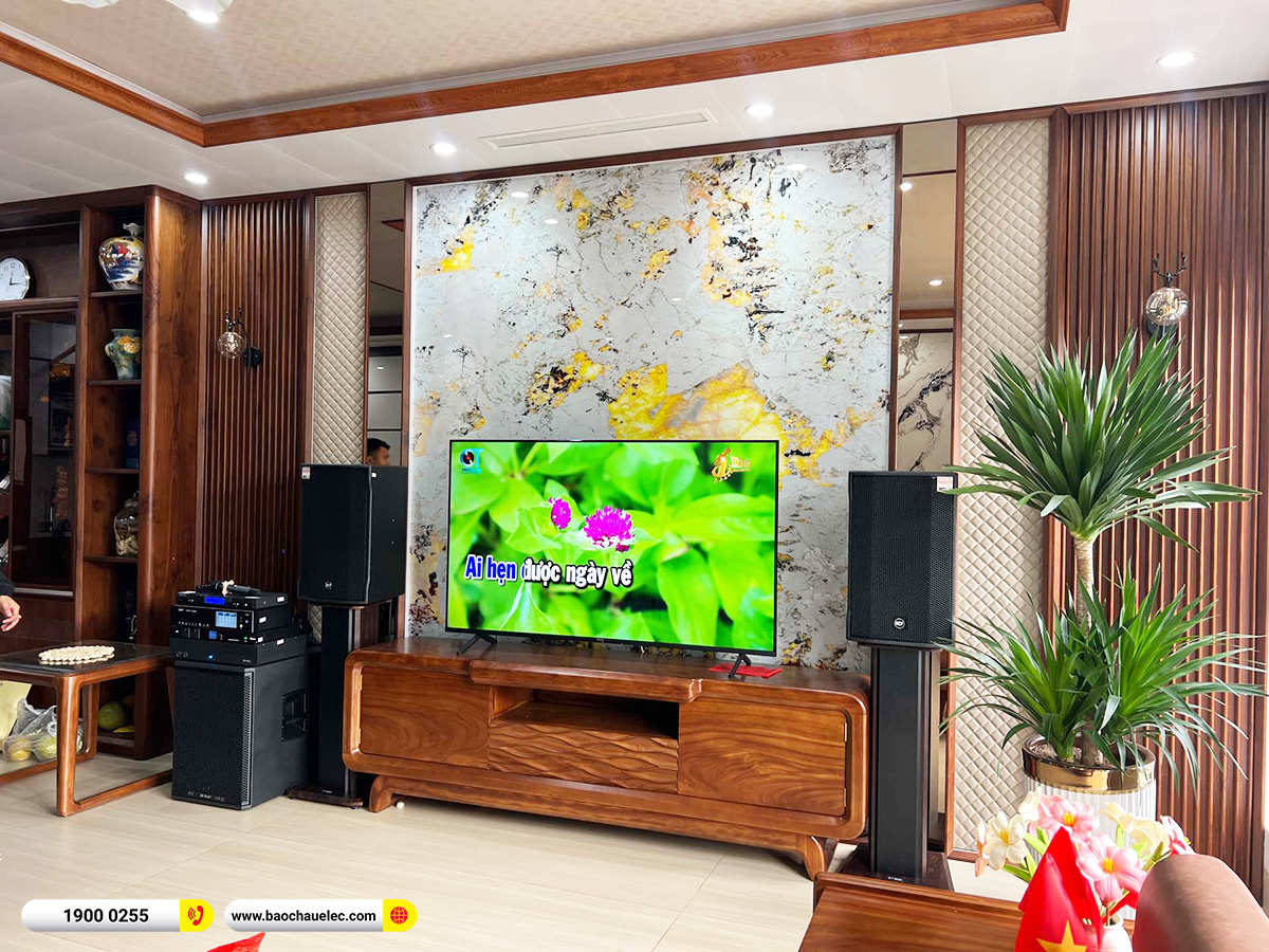 Lắp đặt d&agrave;n karaoke RCF hơn 160tr cho anh Vang tại H&agrave; Nội 
