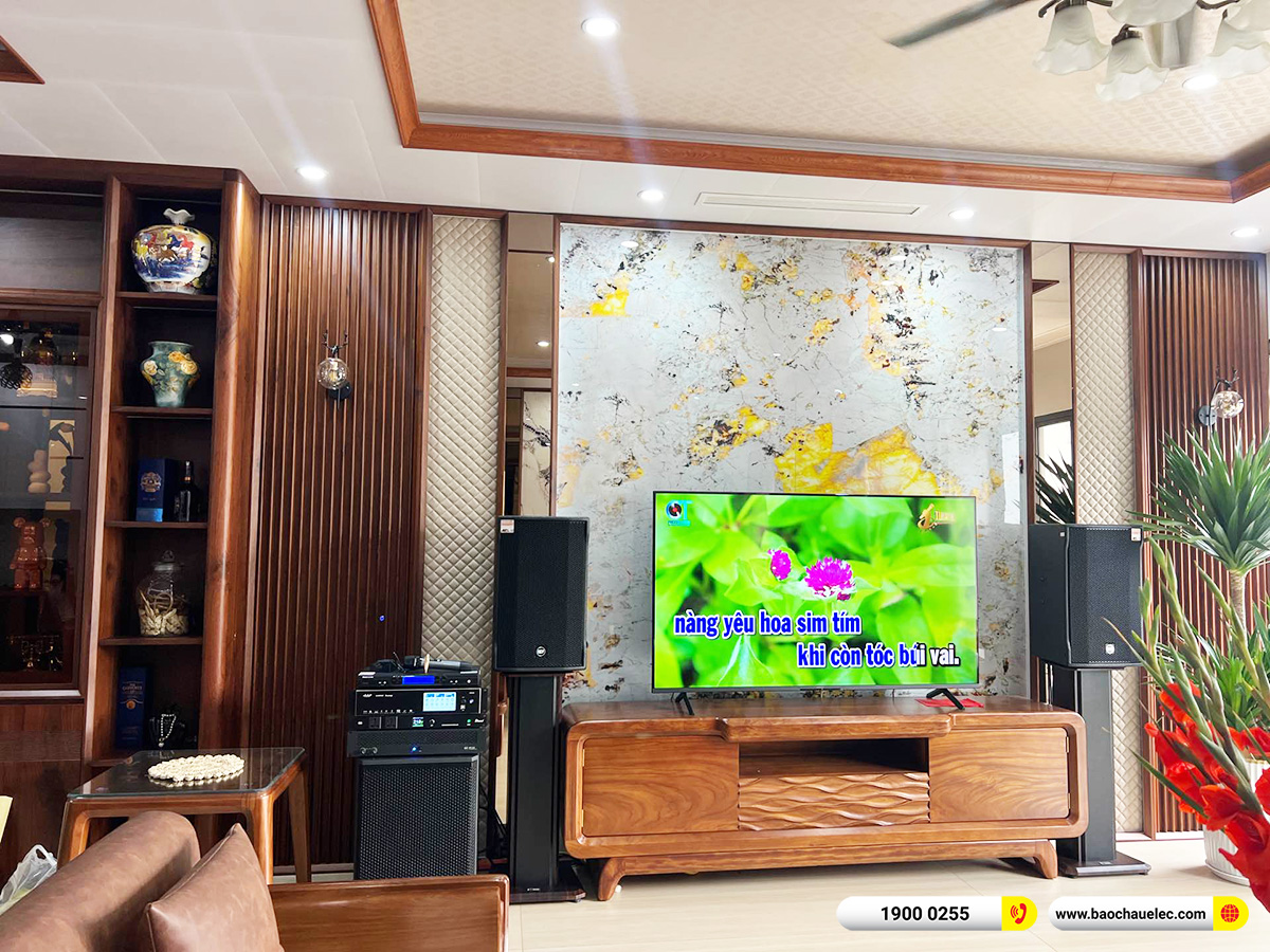 Lắp đặt d&agrave;n karaoke RCF hơn 160tr cho anh Vang tại H&agrave; Nội 