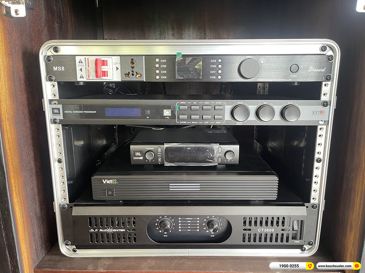 Lắp đặt dàn karaoke RCF gần 100tr cho anh Vinh tại Hà Nội