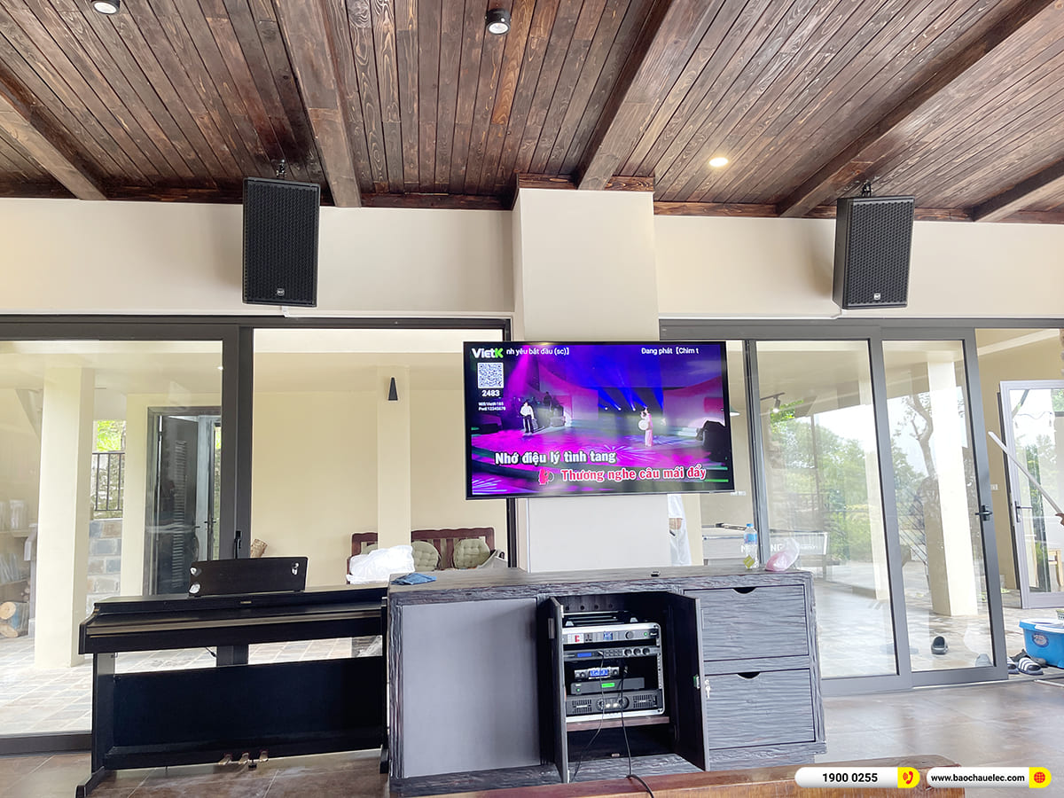 Lắp đặt dàn karaoke RCF gần 100tr cho anh Vinh tại Hà Nội