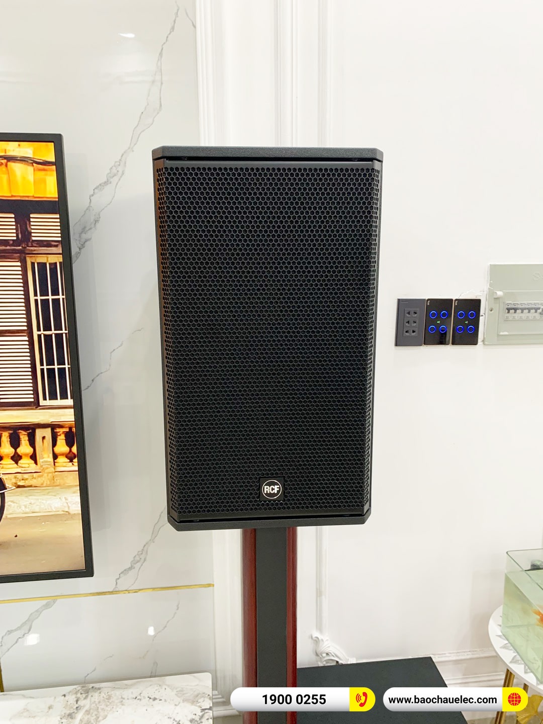 Lắp đặt d&agrave;n karaoke RCF hơn 67tr cho anh Vũ tại Quảng Nam (RCF X-Max 12, VM620A, BPR-5600, A120P, VM200) 