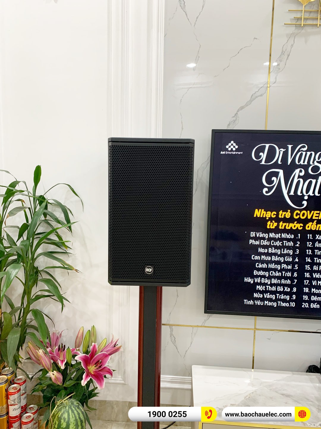Lắp đặt d&agrave;n karaoke RCF hơn 67tr cho anh Vũ tại Quảng Nam (RCF X-Max 12, VM620A, BPR-5600, A120P, VM200) 
