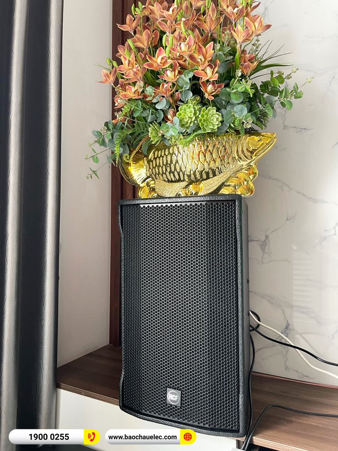 Lắp đặt d&agrave;n karaoke RCF hơn 120tr cho chị Hằng tại Đồng Nai