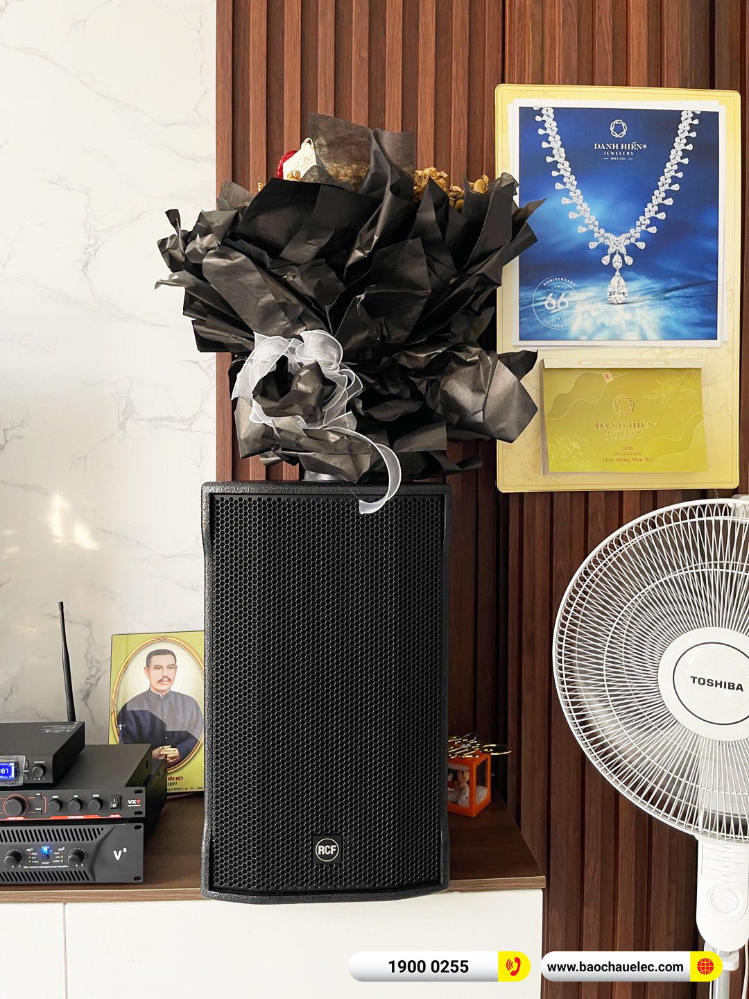 Lắp đặt d&agrave;n karaoke RCF hơn 120tr cho chị Hằng tại Đồng Nai