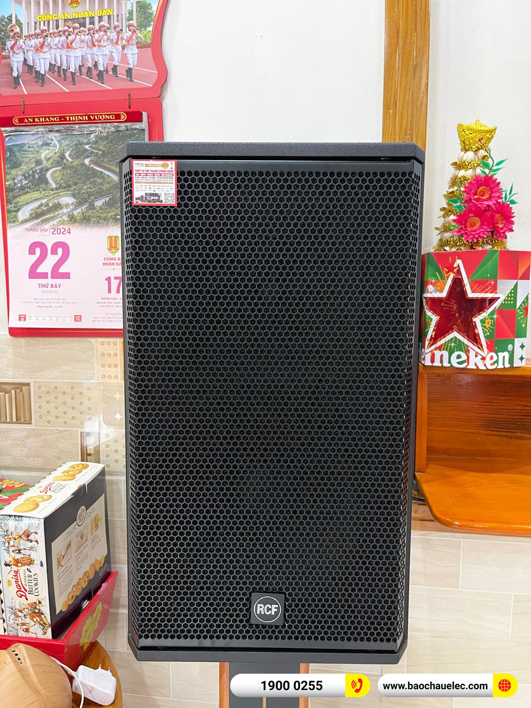 Lắp đặt d&agrave;n karaoke RCF gần 63tr cho chị Hương tại Đồng Nai