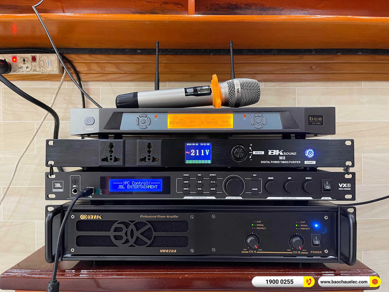Lắp đặt d&agrave;n karaoke RCF gần 63tr cho chị Hương tại Đồng Nai