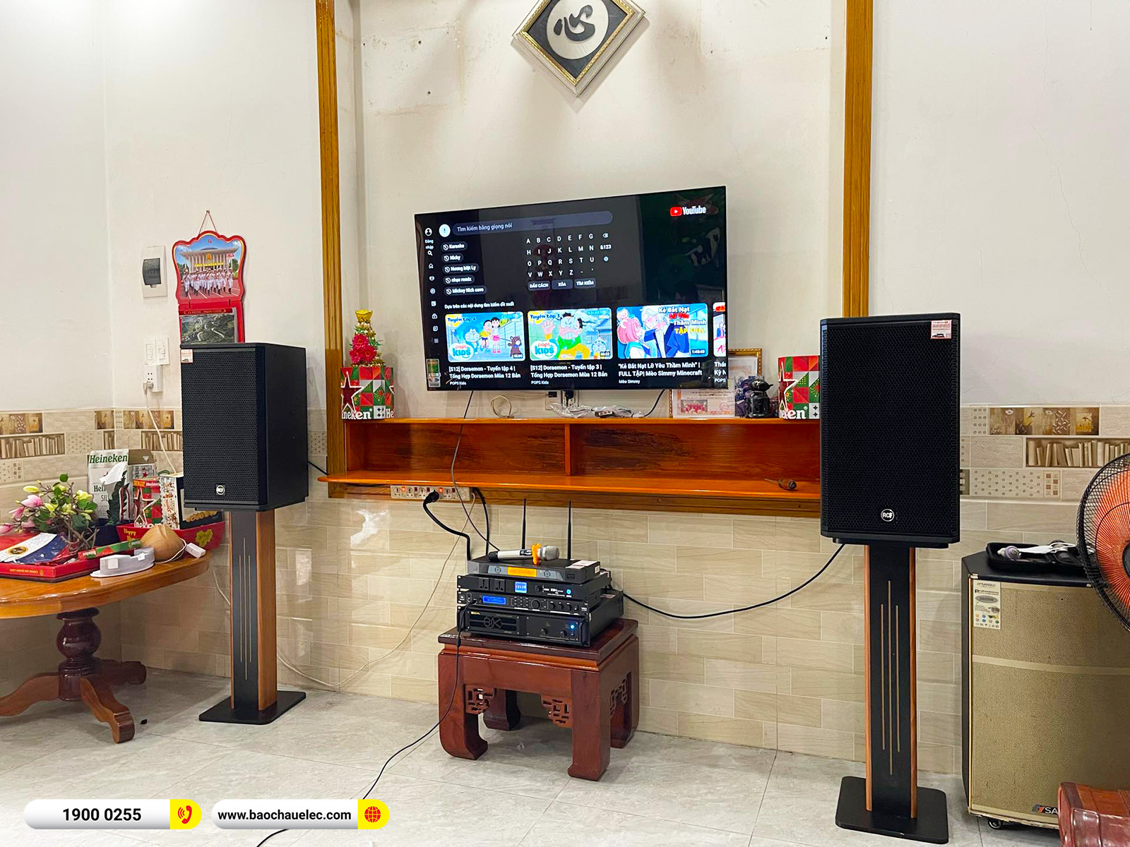 Lắp đặt d&agrave;n karaoke RCF gần 63tr cho chị Hương tại Đồng Nai