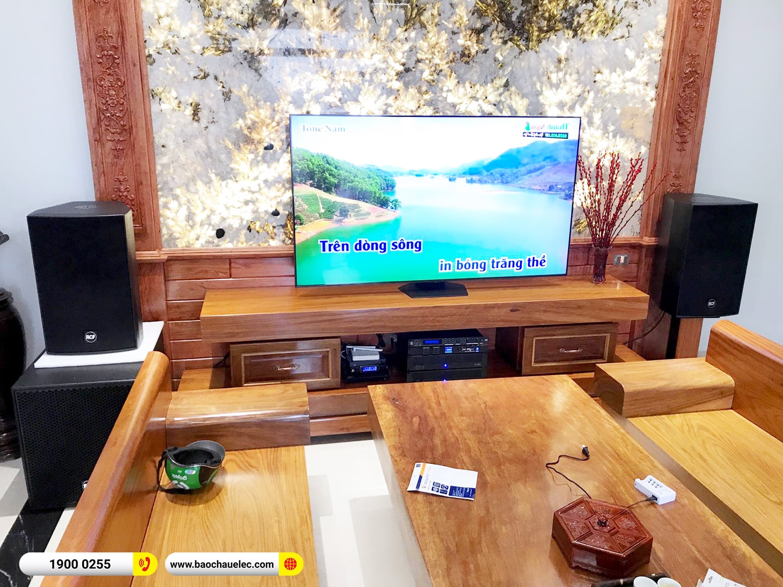 Lắp đặt d&agrave;n karaoke RCF hơn 253tr cho chị Hương tại Th&aacute;i B&igrave;nh (RCF C5215-99, IPS 5.0K, JBL VX8, S8018II, VM300,&hellip;)
