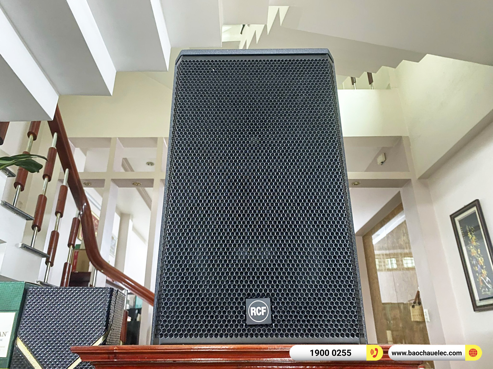 Lắp đặt d&agrave;n karaoke RCF hơn 71tr cho chị Linh tại TPHCM