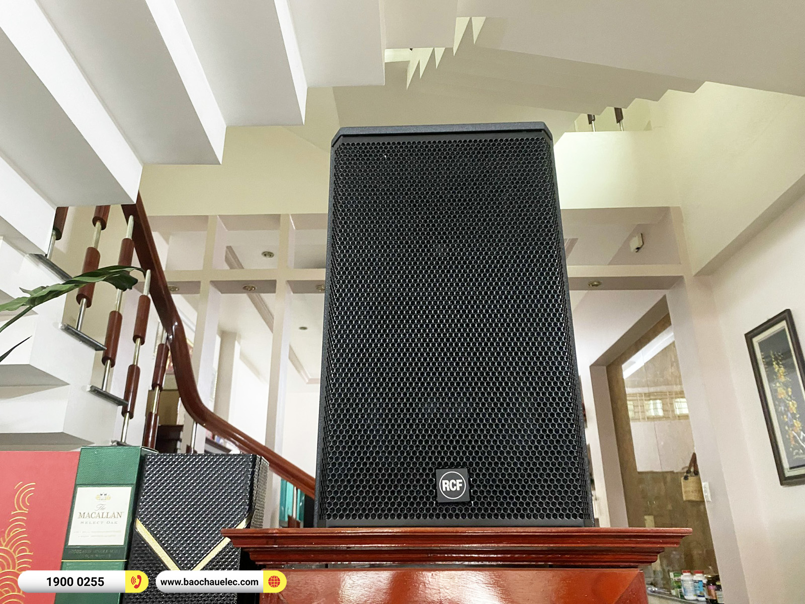 Lắp đặt d&agrave;n karaoke RCF hơn 71tr cho chị Linh tại TPHCM