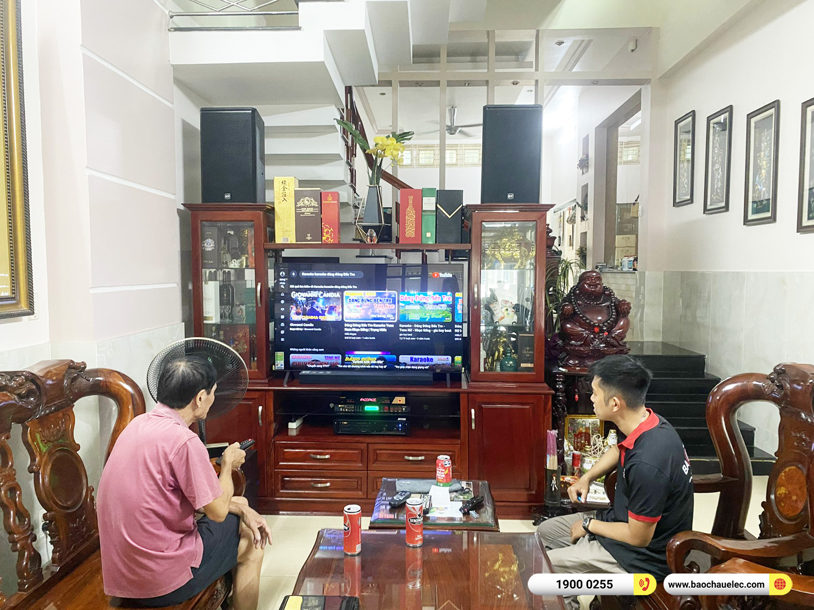 Lắp đặt d&agrave;n karaoke RCF hơn 71tr cho chị Linh tại TPHCM
