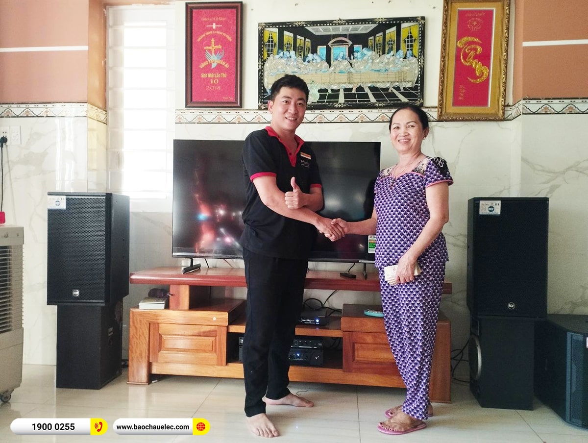 Lắp đặt d&agrave;n karaoke RCF khoảng 80tr cho chị Phương tại Đồng Nai (RCF X-MAX 12, JBL V8, JBL VX8, TS12S, VM300,&hellip;)