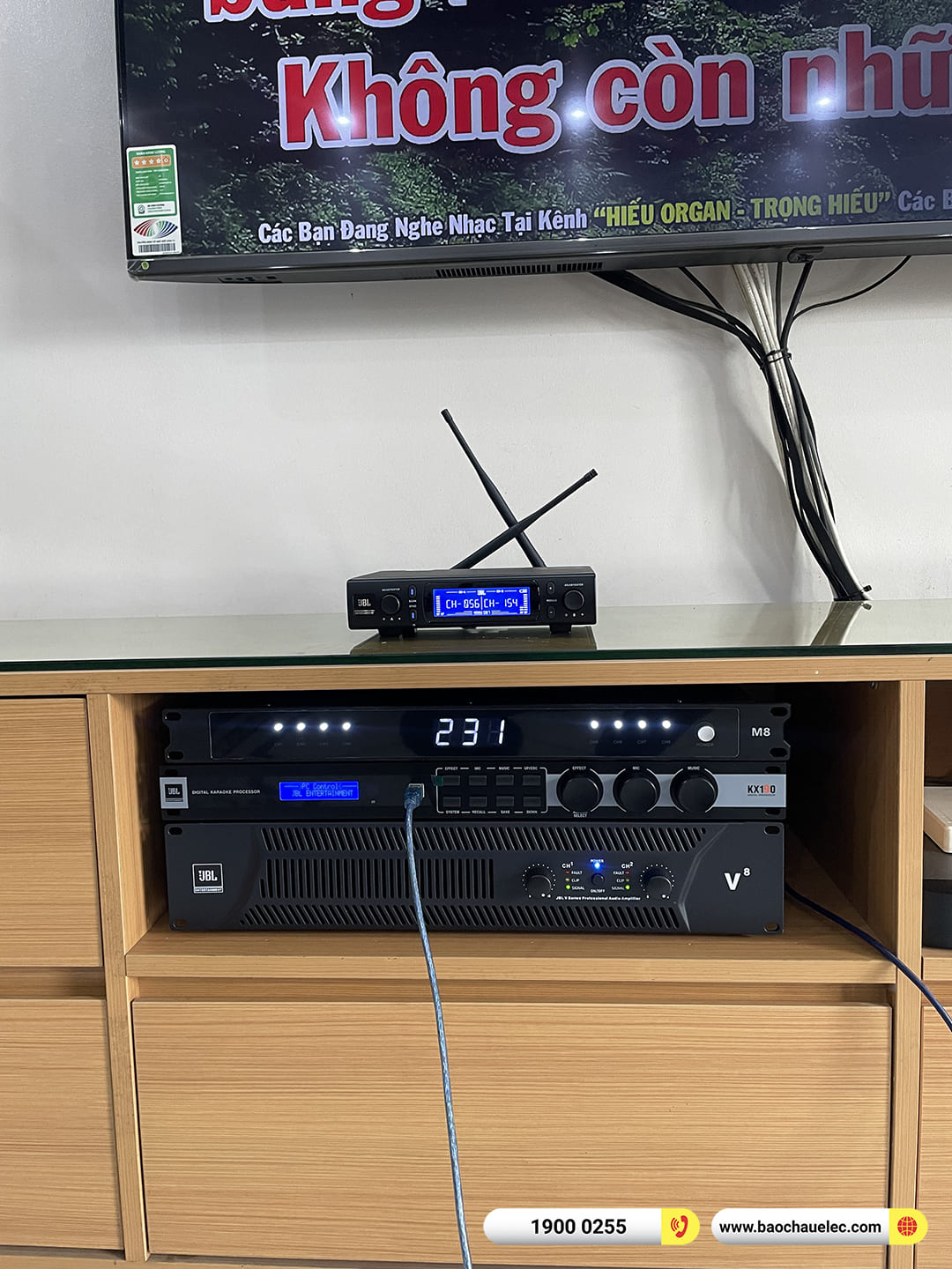 Lắp đặt dàn karaoke RCF hơn 110tr cho chị Thủy tại Hà Nội