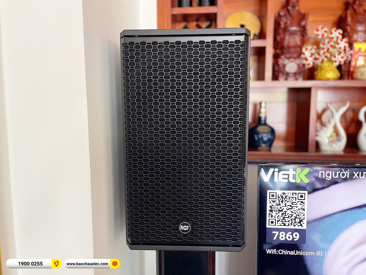 Lắp đặt dàn karaoke RCF hơn 140tr cho chị Tuyết tại Đồng Nai