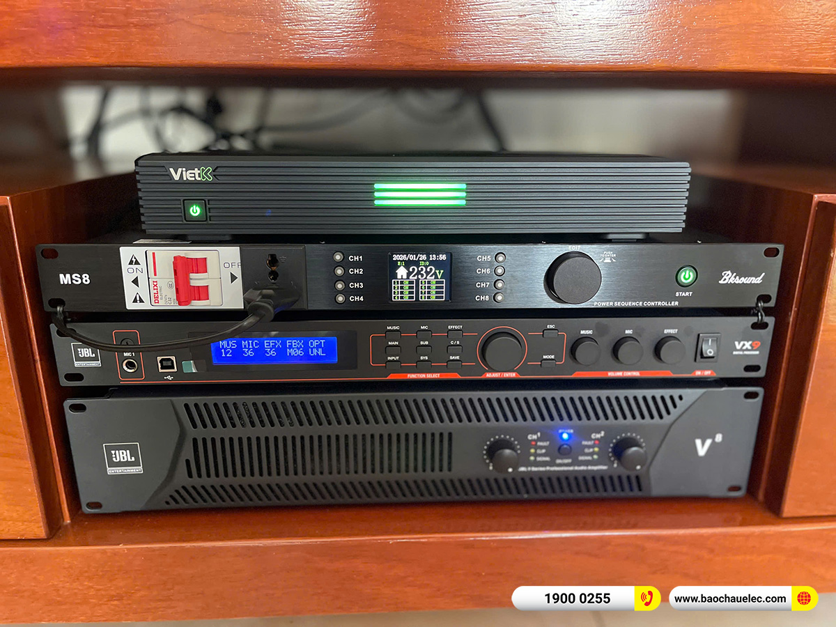 Lắp đặt dàn karaoke RCF hơn 140tr cho chị Tuyết tại Đồng Nai