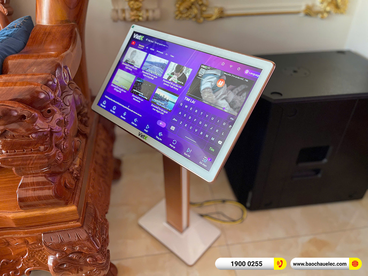 Lắp đặt dàn karaoke RCF hơn 140tr cho chị Tuyết tại Đồng Nai