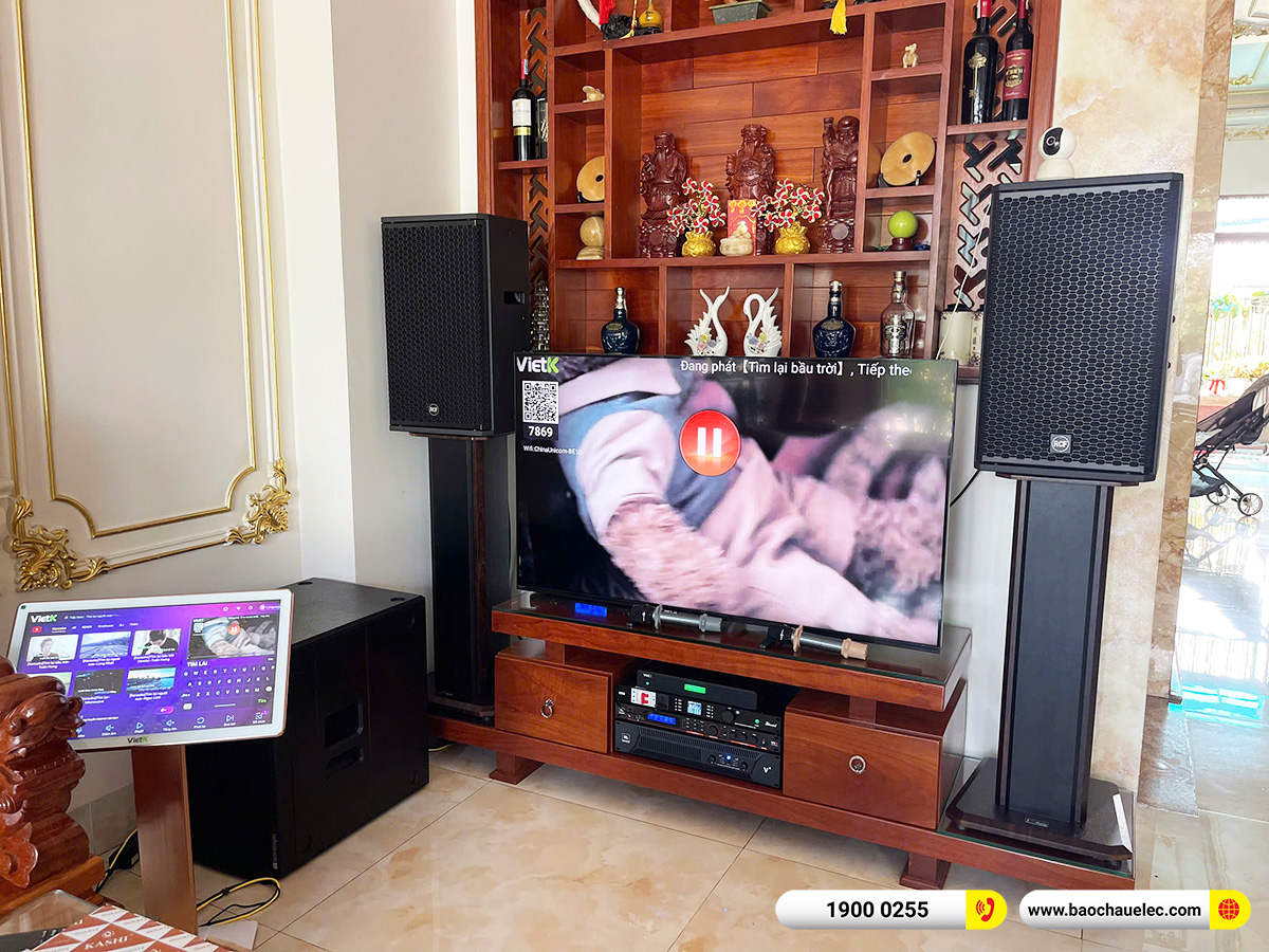 Lắp đặt dàn karaoke RCF hơn 140tr cho chị Tuyết tại Đồng Nai