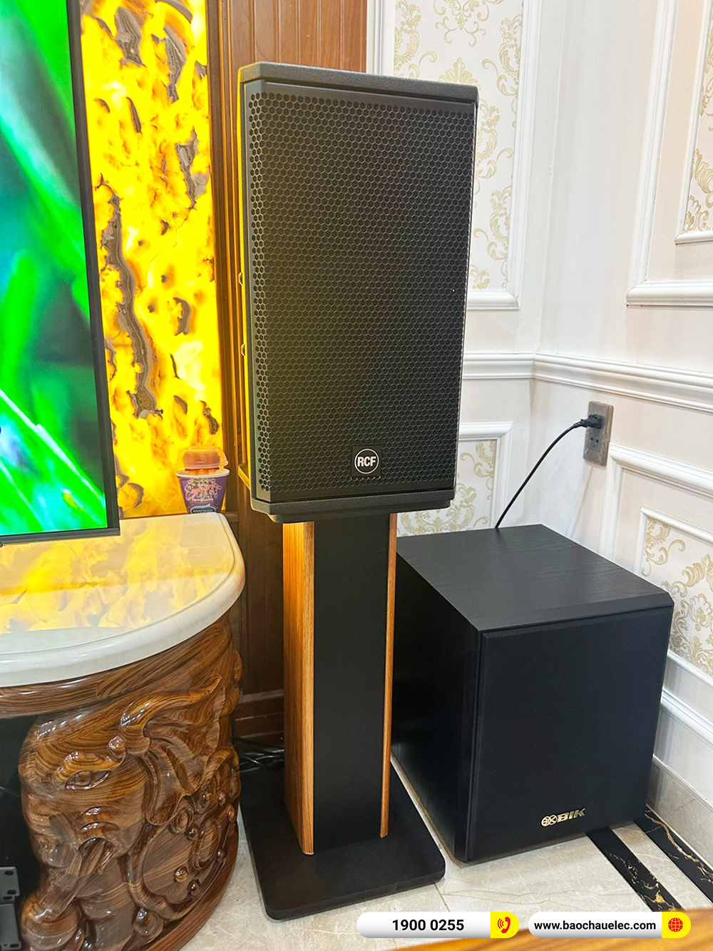 Lắp đặt d&agrave;n karaoke RCF gần 55tr cho anh Mộng ở TPHCM