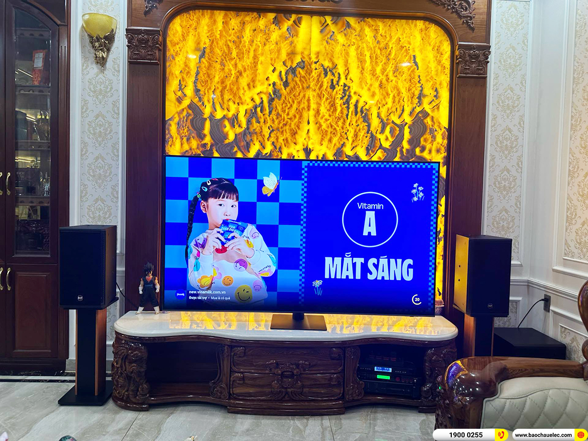 Lắp đặt d&agrave;n karaoke RCF gần 55tr cho anh Mộng ở TPHCM