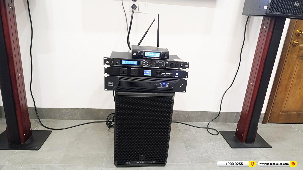 Lắp đặt d&agrave;n karaoke RCF 127tr cho anh T&acirc;n ở TPHCM