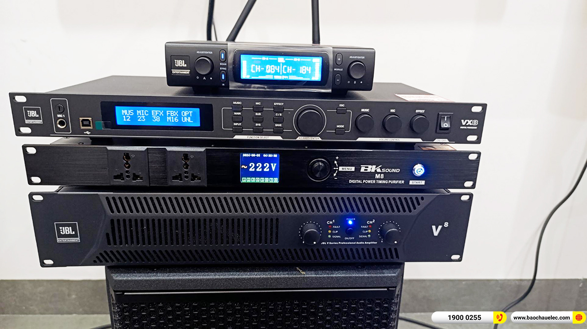 Lắp đặt d&agrave;n karaoke RCF 127tr cho anh T&acirc;n ở TPHCM