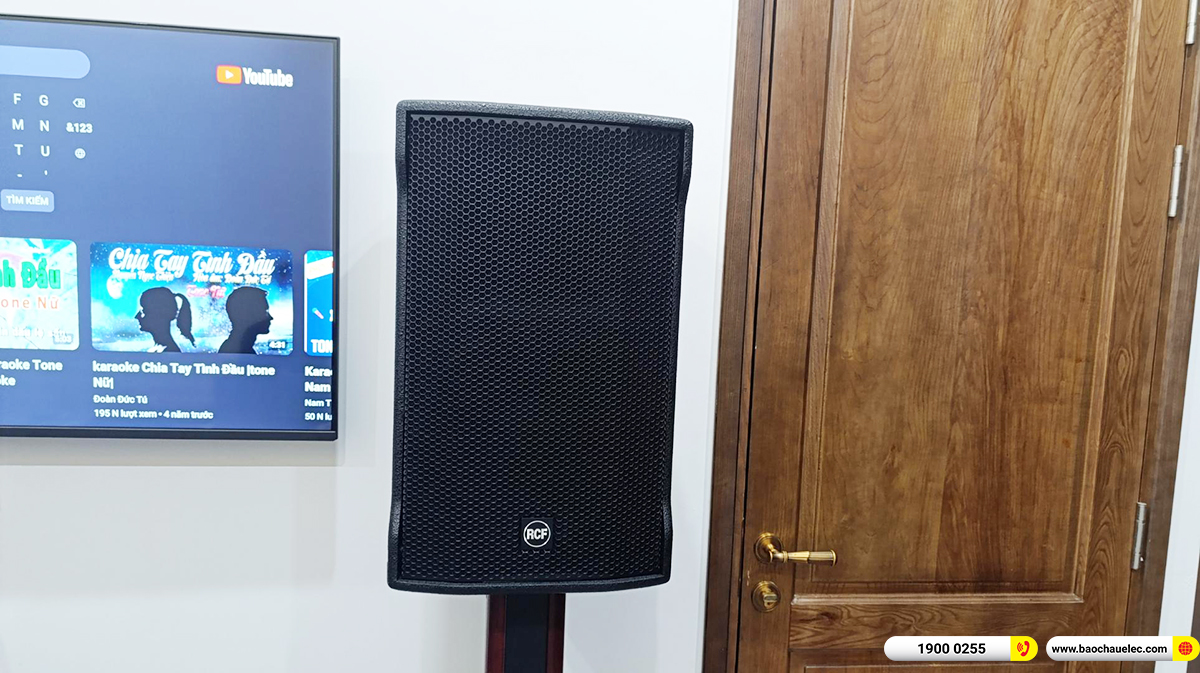 Lắp đặt d&agrave;n karaoke RCF 127tr cho anh T&acirc;n ở TPHCM