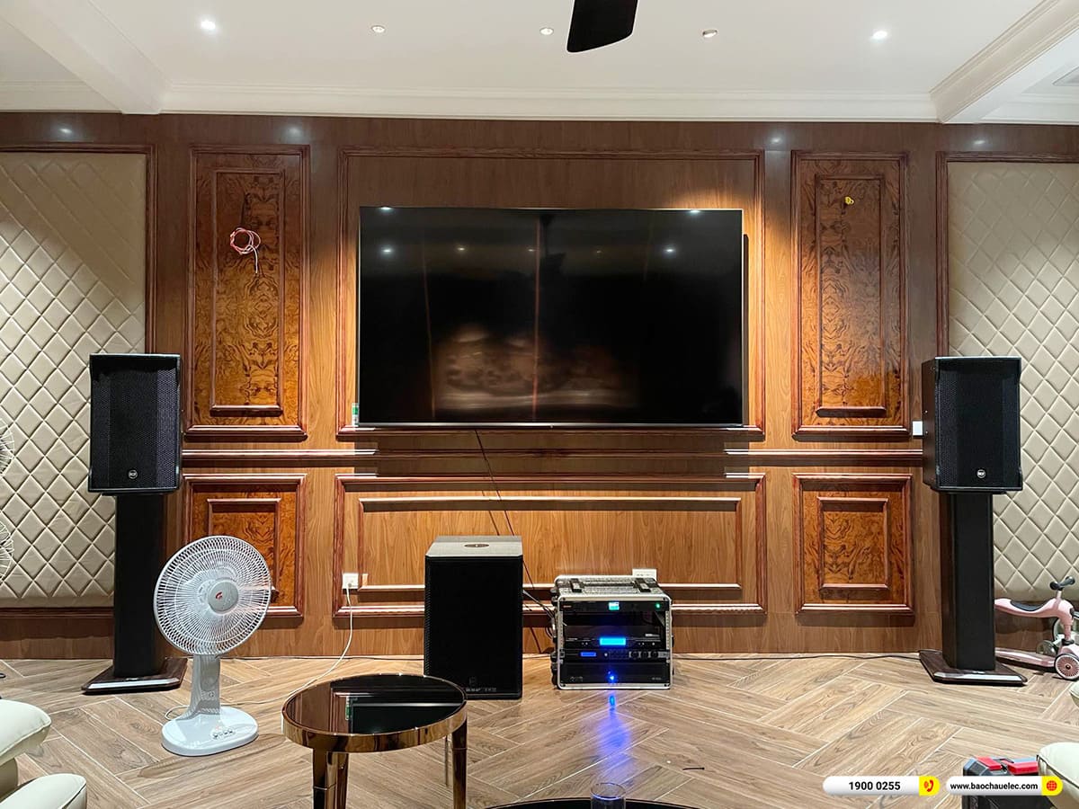 Lắp đặt dàn karaoke RCF hơn 150tr cho chú Nam tại Hà Nội