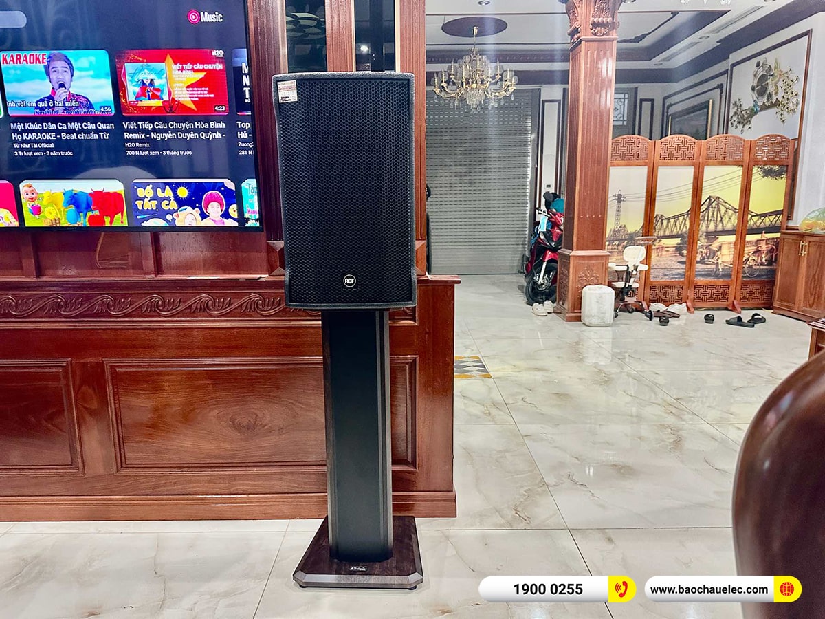 Lắp đặt d&agrave;n karaoke RCF hơn 140tr cho ch&uacute; Qu&acirc;n tại H&agrave; Nội